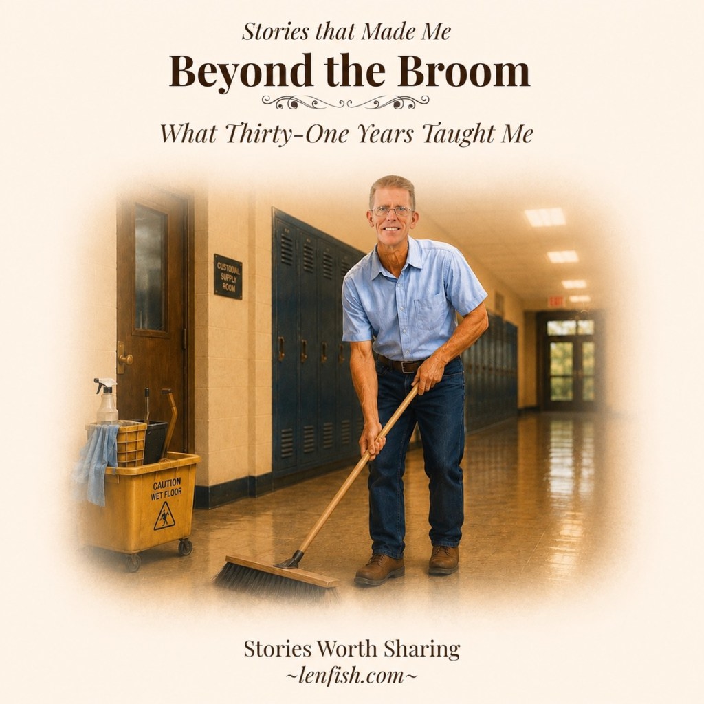 elementary school custodian, retirement, students, kindness, acts of service, making a difference, life lessons, meaningful connections, Stories That Made Me